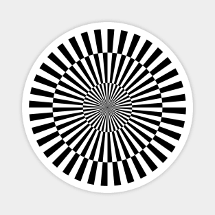 Hypno Op Art Magnet